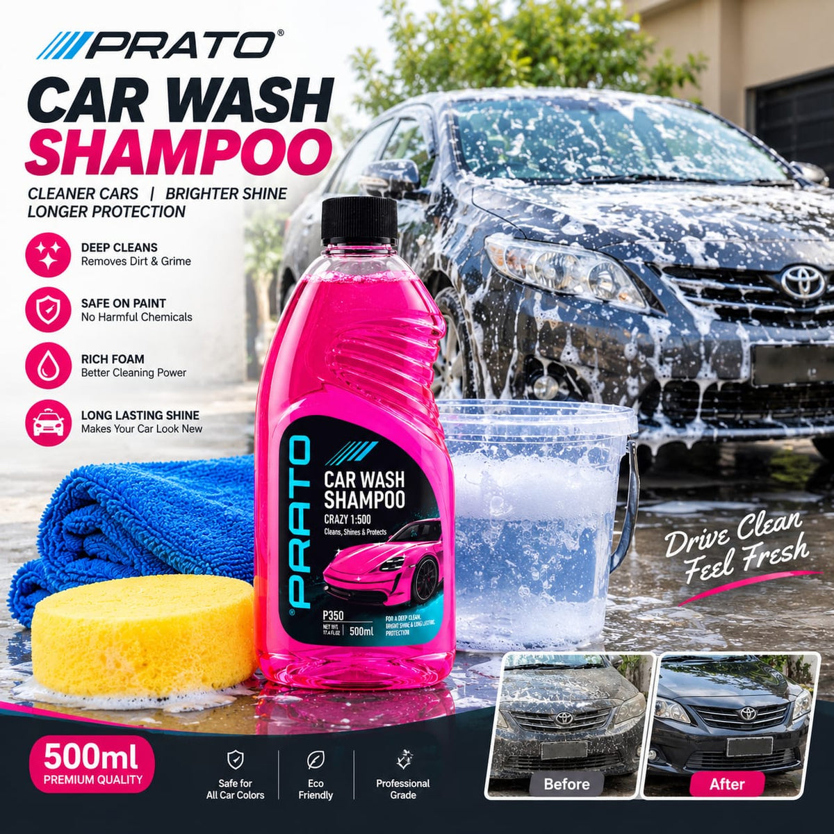 PRATO Car Wash Shampoo _ 500ml