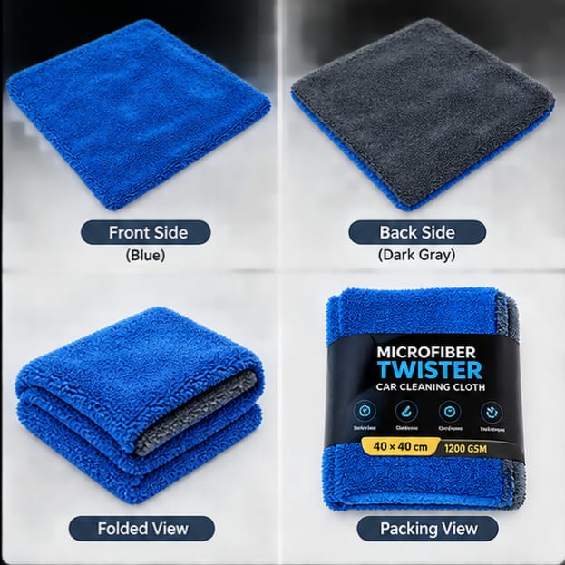 Twister Premium Microfiber Car Cleaning Cloth