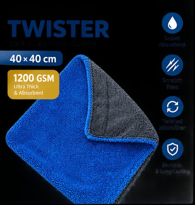 Twister Premium Microfiber Car Cleaning Cloth