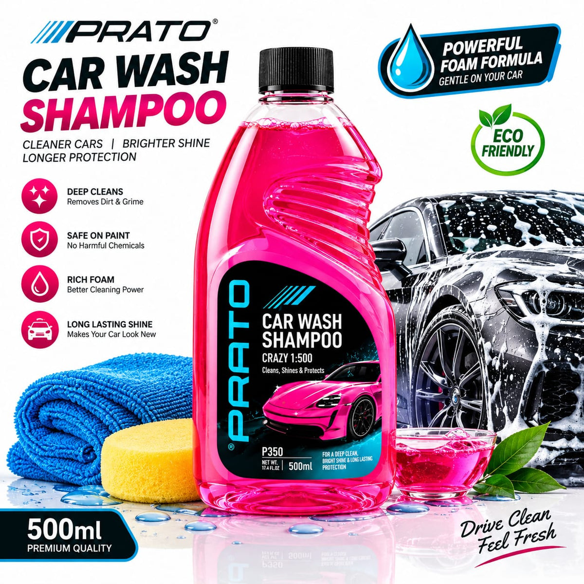 PRATO Car Wash Shampoo _ 500ml